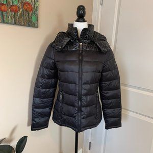 Calvin Klein Black Puffer Jacket, Size XS *